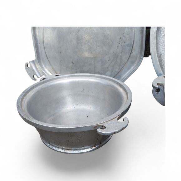 Lot Of 5 Vintage Guardian Service Wear Textured Cast Aluminum Ware No Lids - Picture 6 of 9